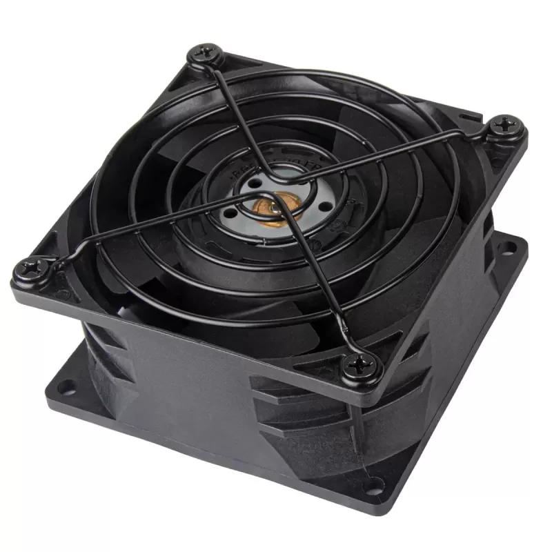 מאוורר למארז SilverStone FHS 80x38mm PWM 2K~10K RPM Industrial 80mm צבע שחור