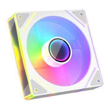 מאוורר למארז 1St Player FC 120mm ARGB PWM Fan לבן מאוורר למארז 1St Player FC 120mm ARGB PWM Fan לבן