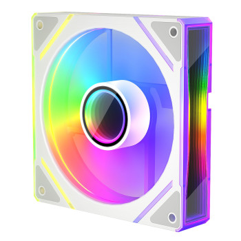 מאוורר למארז 1St Player FC 120mm ARGB PWM Fan לבן מאוורר למארז 1St Player FC 120mm ARGB PWM Fan לבן