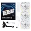 Kit 3 Fans LIAN-LI TL120 UNI Wireless LED 3xFans white 120mm Kit 3 Fans LIAN-LI TL120 UNI Wireless LED 3xFans white 120mm