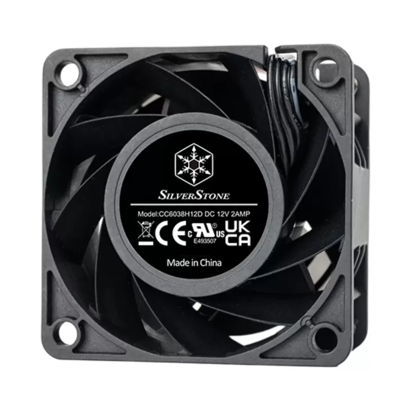 Вентилятор для Корпуса SilverStone FHS 60X 60mm Industrial Fan Цвет:чёрный
