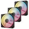 Fan set Corsair iCUE LINK LX120-R RGB 120mm PWM Reverse 3x Color:black
