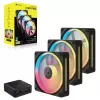 Fan set Corsair iCUE LINK LX120-R RGB 120mm PWM Reverse 3x Color:black