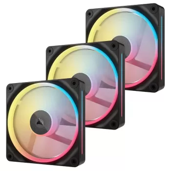 סט מאווררים Corsair iCUE LINK LX120-R RGB 120mm PWM Reverse 3x צבע שחור