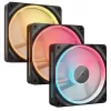Fan set Corsair iCUE LINK LX120-R RGB 120mm PWM Reverse 3x Color:black