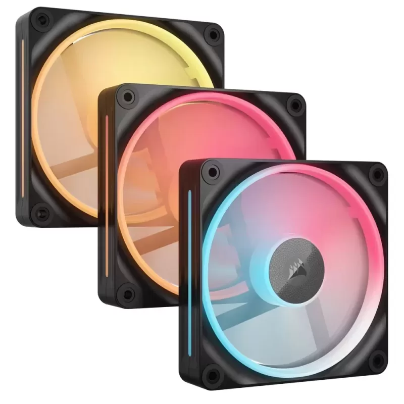Fan set Corsair iCUE LINK LX120-R RGB 120mm PWM Reverse 3x Color:black