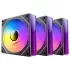 מאוורר Antec Vision 120 ARGB 3x 120mm צבע שחור