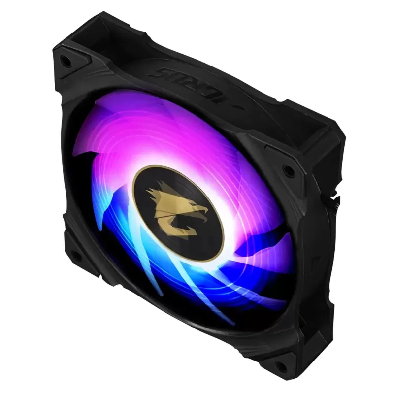 מאוורר למארז Gigabyte AORUS 120 ARGB FAN 120mm צבע שחור מאוורר למארז Gigabyte AORUS 120 ARGB FAN 120mm צבע שחור