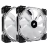 מאוורר למארז Corsair HD140 RGB LED High Performance 140mm PWM Fan - Twin Pack with Controller מאוורר למארז Corsair HD140 RGB LED High Performance 140mm PWM Fan - Twin Pack with Controller