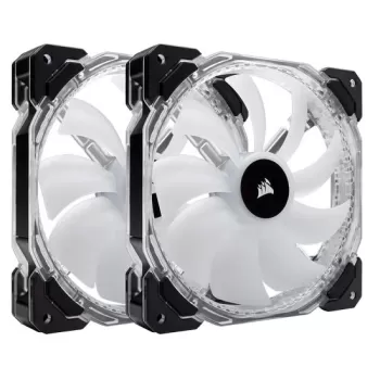 Вентилятор для Корпуса Corsair HD140 RGB LED High Performance 140mm PWM Fan - Twin Pack with Controller