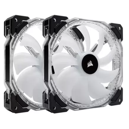 מאוורר למארז Corsair HD140 RGB LED High Performance 140mm PWM Fan - Twin Pack with Controller מאוורר למארז Corsair HD140 RGB LED High Performance 140mm PWM Fan - Twin Pack with Controller