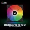 מאוורר למארז Corsair iCUE SP120 RGB PRO Performance 120mm צבע שחור, לבן מאוורר למארז Corsair iCUE SP120 RGB PRO Performance 120mm צבע שחור, לבן