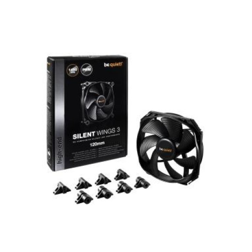 Вентилятор для Корпуса be quiet! SILENT WINGS 3 черный 120mm