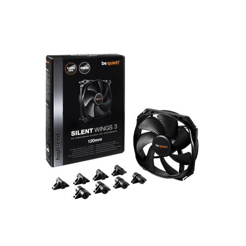 Вентилятор для Корпуса be quiet! SILENT WINGS 3 черный 120mm
