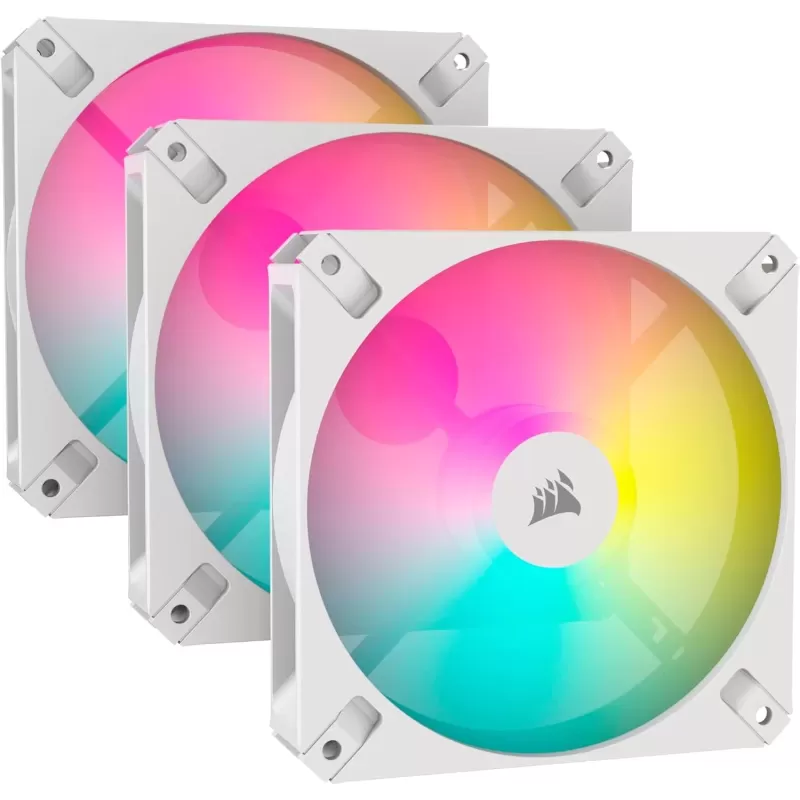 Case Fan Corsair iCUE AR120 Digital RGB 120mm PWM Fan, Triple Pack white