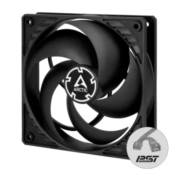 מאוורר למארז Arctic Cooling P12 PWM PST CO 120mm צבע שחור מאוורר למארז Arctic Cooling P12 PWM PST CO 120mm צבע שחור