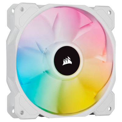 Вентилятор для Корпуса Corsair iCUE SP120 RGB ELITE Performance 120mm белый PWM Вентилятор для Корпуса Corsair iCUE SP120 RGB ELITE Performance 120mm белый PWM