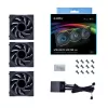 מאוורר למארז LIAN-LI 120mm TL120 LCD UNI שחור 3-Fan