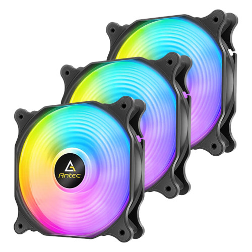 סט מאווררים למארז Antec F14 ARGB 140mm x3 Fans צבע שחור סט מאווררים למארז Antec F14 ARGB 140mm x3 Fans צבע שחור
