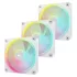 Case Fan Corsair iCUE LINK LX120 RGB PWM 120mm 3x Fans Starter Kit white