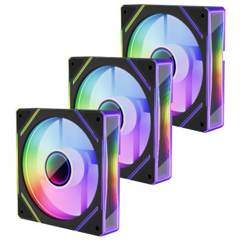 Case Fan 1St Player FC 120mm ARGB 3-Fans with Controller black