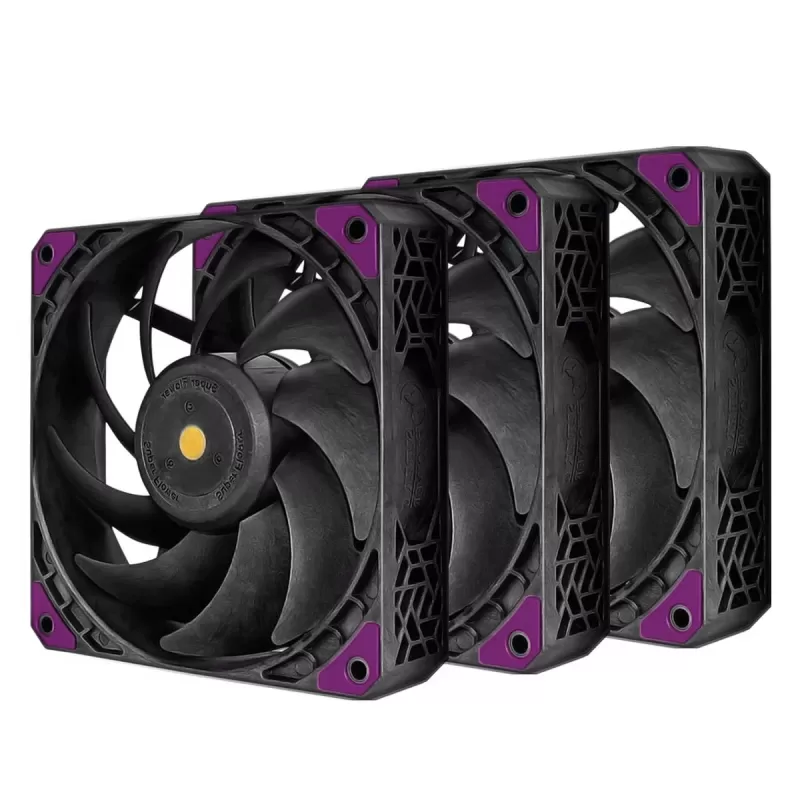 מאוורר למארז Super Flower Megacool 120mm 3pcs Pack Fans
