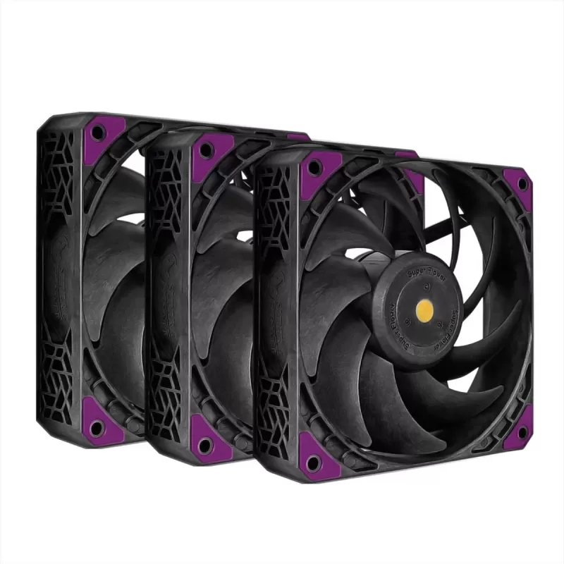 מאוורר למארז Super Flower Megacool 120mm 3pcs Pack Fans