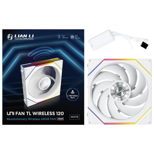 Case Fan LIAN-LI TL120 UNI Wireless white Fan 120mm Case Fan LIAN-LI TL120 UNI Wireless white Fan 120mm
