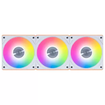 סט מאווררים LIAN-LI 120mm UNI CL Wireless x3 צבע לבן סט מאווררים LIAN-LI 120mm UNI CL Wireless x3 צבע לבן