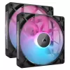 Case Fan Corsair iCUE LINK RX140 RGB 140mm PWM Fan Twin Starter Kit Color:black