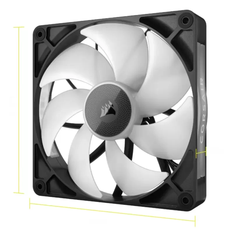 Case Fan Corsair iCUE LINK RX140 RGB 140mm PWM Fan Twin Starter Kit Color:black