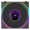 מאוורר למארז LIAN-LI 120mm UNI FAN TL LCD FLEX שחור