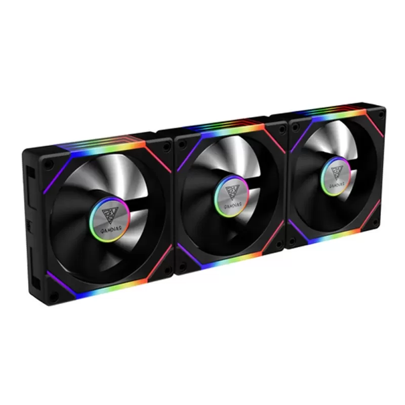 Fan set Gamdias AEOLUS P2-1203 black 120mm