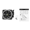 מאוורר למארז Antec Prizm 120 RGB 120mm צבע שחור