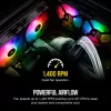 3 Fans Kit + Controller Corsair iCUE SP120 RGB PRO Performance Triple Fan Kit with Lighting Node CORE 120mm