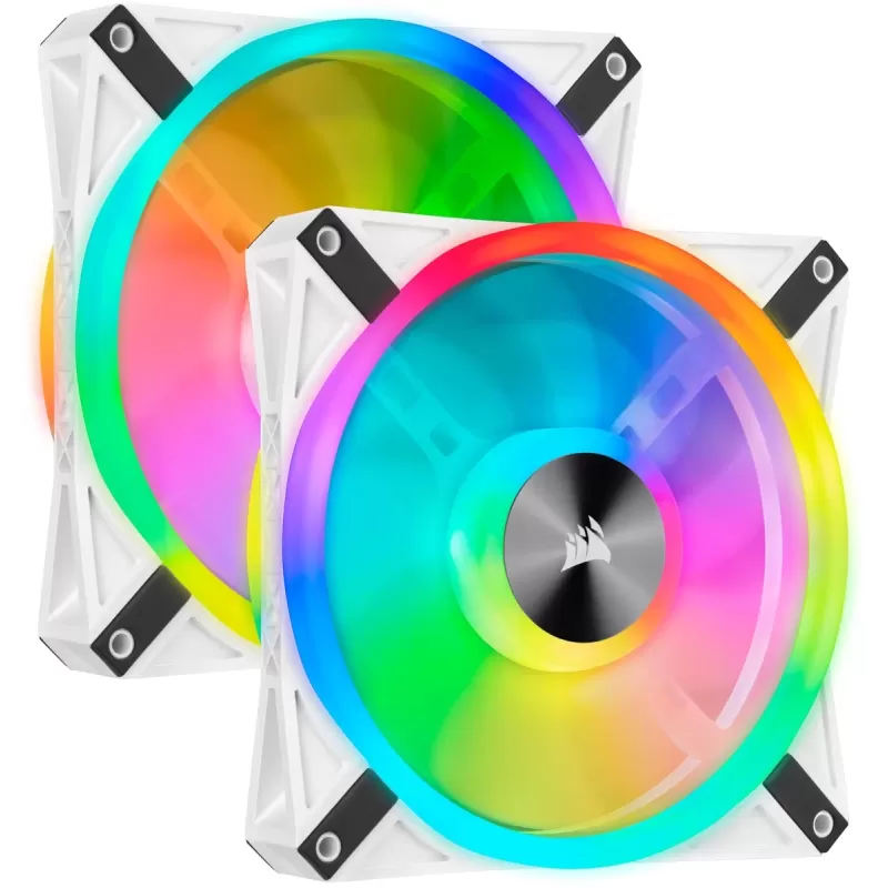 Set of 2 fans Corsair iCUE QL140 RGB Lighting Node CORE 140mm