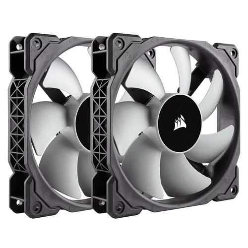 Набор из 2 Вентиляторов Corsair ML120 PWM Premium Magnetic Levitation 120mm Цвет:чёрный Набор из 2 Вентиляторов Corsair ML120 PWM Premium Magnetic Levitation 120mm Цвет:чёрный