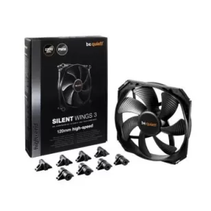 Case Fan be quiet! SILENT WINGS 3 black 120mm