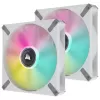Set of 2 fans Corsair iCUE ML140 RGB ELITE Dual Fan Kit with Lighting Node CORE white 140mm Set of 2 fans Corsair iCUE ML140 RGB ELITE Dual Fan Kit with Lighting Node CORE white 140mm