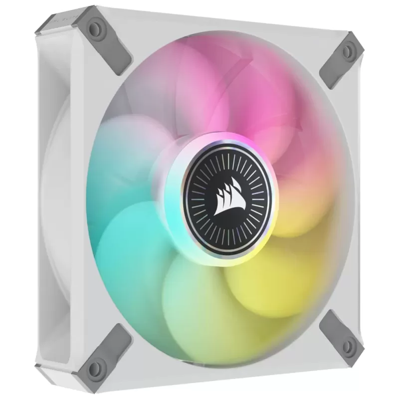 Set of 2 fans Corsair iCUE ML140 RGB ELITE Dual Fan Kit with Lighting Node CORE white 140mm Set of 2 fans Corsair iCUE ML140 RGB ELITE Dual Fan Kit with Lighting Node CORE white 140mm