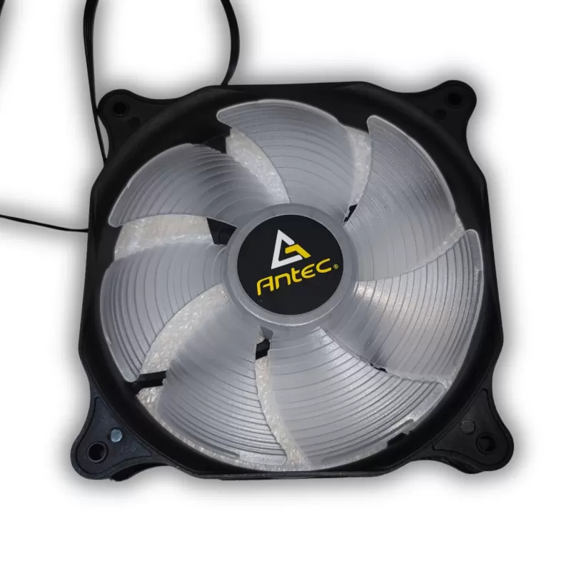 מאוורר למארז Antec OEM CASE FAN 120MM ARGB 3 PIN + ARGB 120mm OEM, ללא אריזה צבע שחור מאוורר למארז Antec OEM CASE FAN 120MM ARGB 3 PIN + ARGB 120mm OEM, ללא אריזה צבע שחור