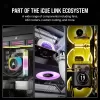 Case Fan Corsair 3 120 iCUE LINK QX120 RGB Starter kit 120mm Color:black