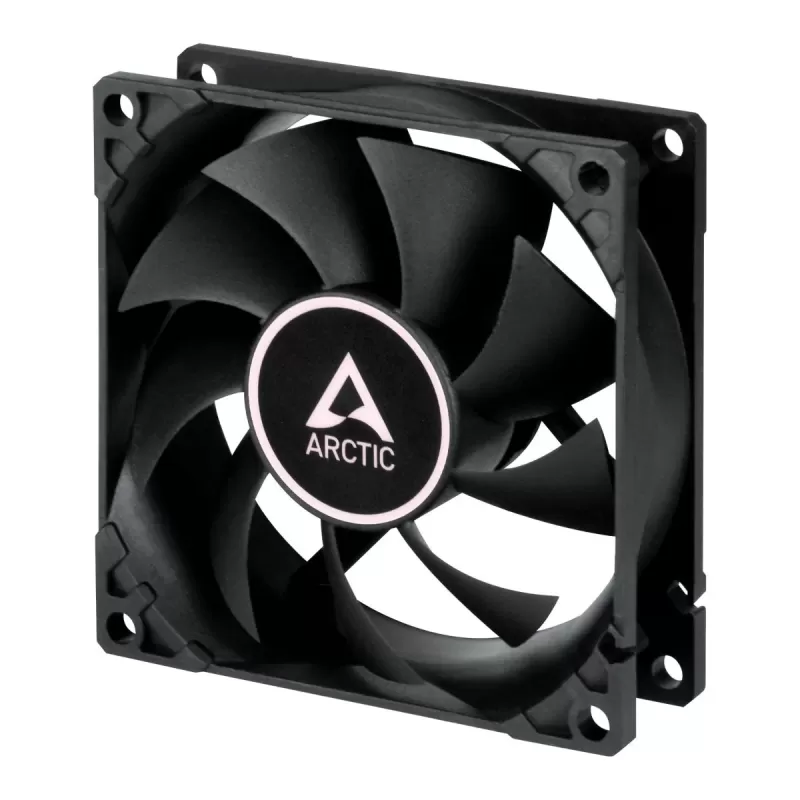Вентилятор для Корпуса Arctic Cooling F8 PWM PST CO Ball Bearing Case 80mm Цвет:чёрный Вентилятор для Корпуса Arctic Cooling F8 PWM PST CO Ball Bearing Case 80mm Цвет:чёрный