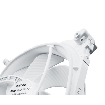 מאוורר למארז be quiet! SILENT Wings 4 לבן 140mm PWM high-speed מאוורר למארז be quiet! SILENT Wings 4 לבן 140mm PWM high-speed