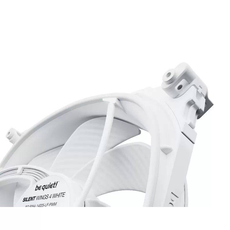 מאוורר למארז be quiet! SILENT Wings 4 לבן 140mm PWM high-speed