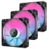 מאוורר למארז Corsair iCUE LINK RX120 RGB PWM 120mm 3x Fan Starter Kit