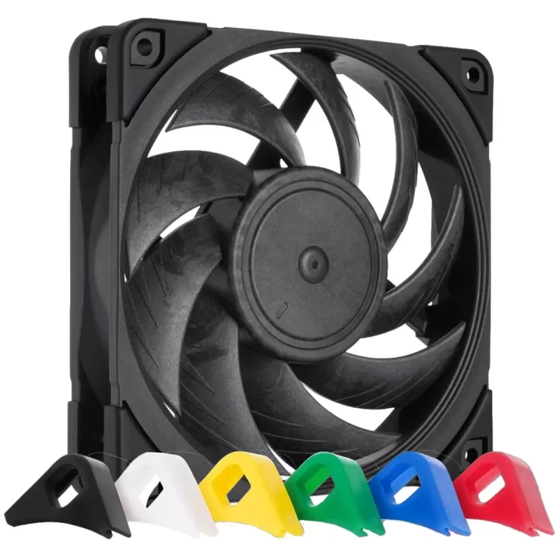 מאוורר למארז Noctua NF-A12x25 PWM Chromax שחור Swap 120mm Fan