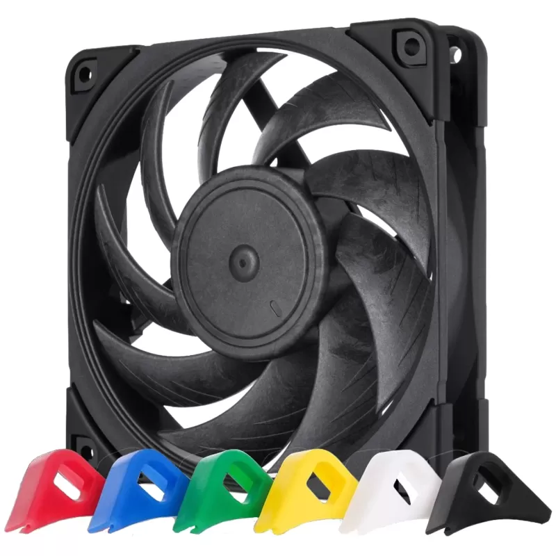מאוורר למארז Noctua NF-A12x25 PWM Chromax שחור Swap 120mm Fan