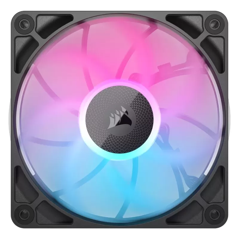 Fan set for computer case Corsair iCUE LINK RX120 MAX RGB 120mm 3xFans Color:black