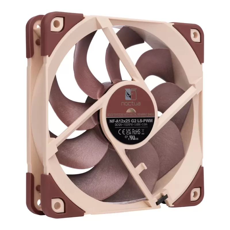 מאוורר Noctua NF-A12x25 G2 LS-PWM 120mm צבע בז'